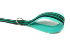 RhinoGrip Aqua: Double Handle Reflective Dog Leash -  by Handbags Specialist Headquarter | Available at Handbags Specialist Headquarter