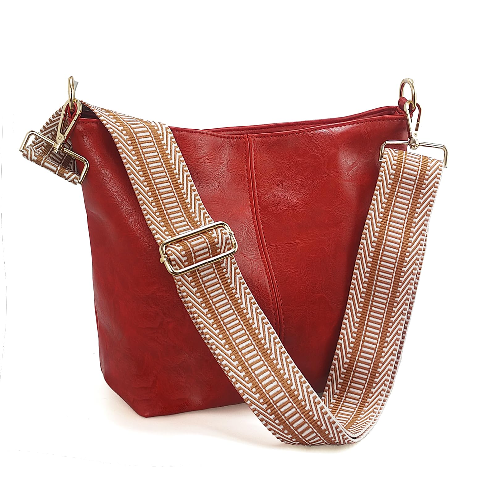 ChicHobo Vegan Leather Crossbody Bag with Strap -  by Handbags Specialist Headquarter | Available at Handbags Specialist Headquarter