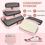 BAGAIL Travel Cubes: 8/9 Set Packing Organizers -  by Handbags Specialist Headquarter | Available at Handbags Specialist Headquarter