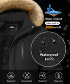 Men's Waterproof Warm Ski Snow Jacket Parka
