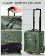 Gonex 70L Wheeled Duffle - Olive Green Travel Bag -  by Handbags Specialist Headquarter | Available at Handbags Specialist Headquarter