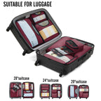 Veken Travel Cubes - 8 Piece Set - Luggage Travel Bags by Handbags Specialist Headquarter | Available at Handbags Specialist Headquarter