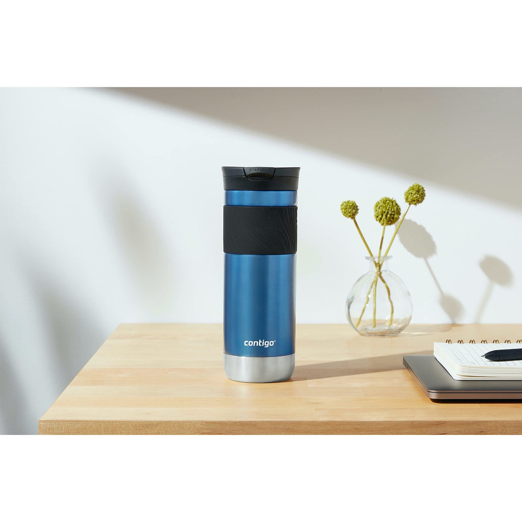 SNAPSEAL Grip Stainless Travel Mug 20oz - Blue/Berry - Water Bottles by Handbags Specialist Headquarter | Available at Handbags Specialist Headquarter