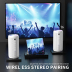 Ortizan AquaBass: IPX7 Bluetooth Speaker & Gift Pick - Decor by Handbags Specialist Headquarter | Available at Handbags Specialist Headquarter