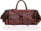 Vintage Leather 32 Handmade Travel Duffle Bag