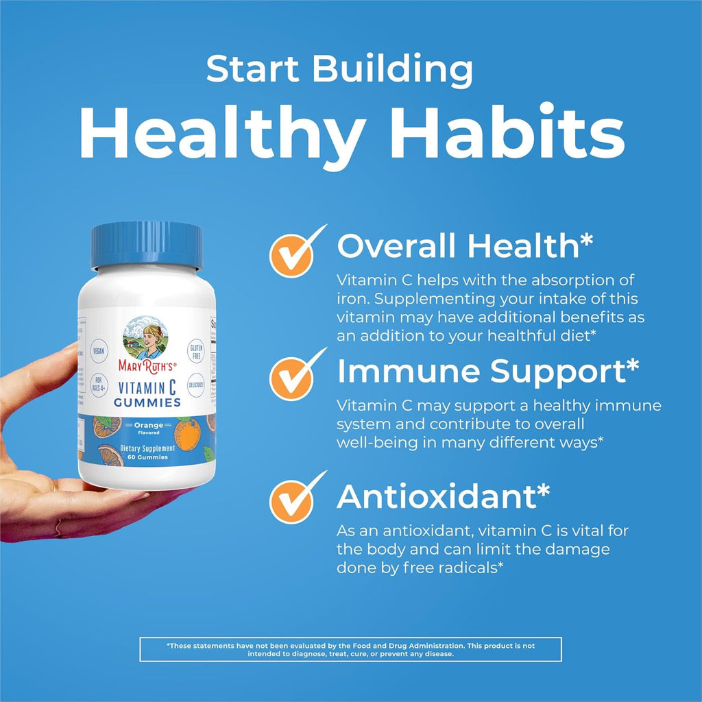MaryRuth Vegan Vitamin C Gummy Immune Boost - Health Care by Handbags Specialist Headquarter | Available at Handbags Specialist Headquarter