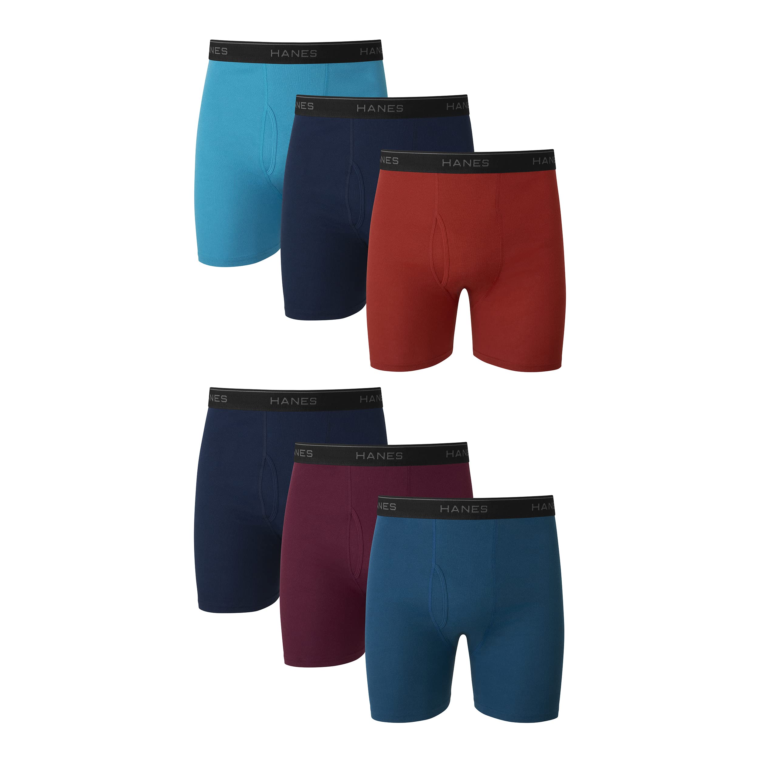 Hanes Men's Boxer Briefs Pack - Cool & Breathable