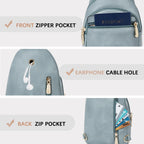 BOSTANTEN Chic Leather Crossbody Sling Bag -  by Handbags Specialist Headquarter | Available at Handbags Specialist Headquarter