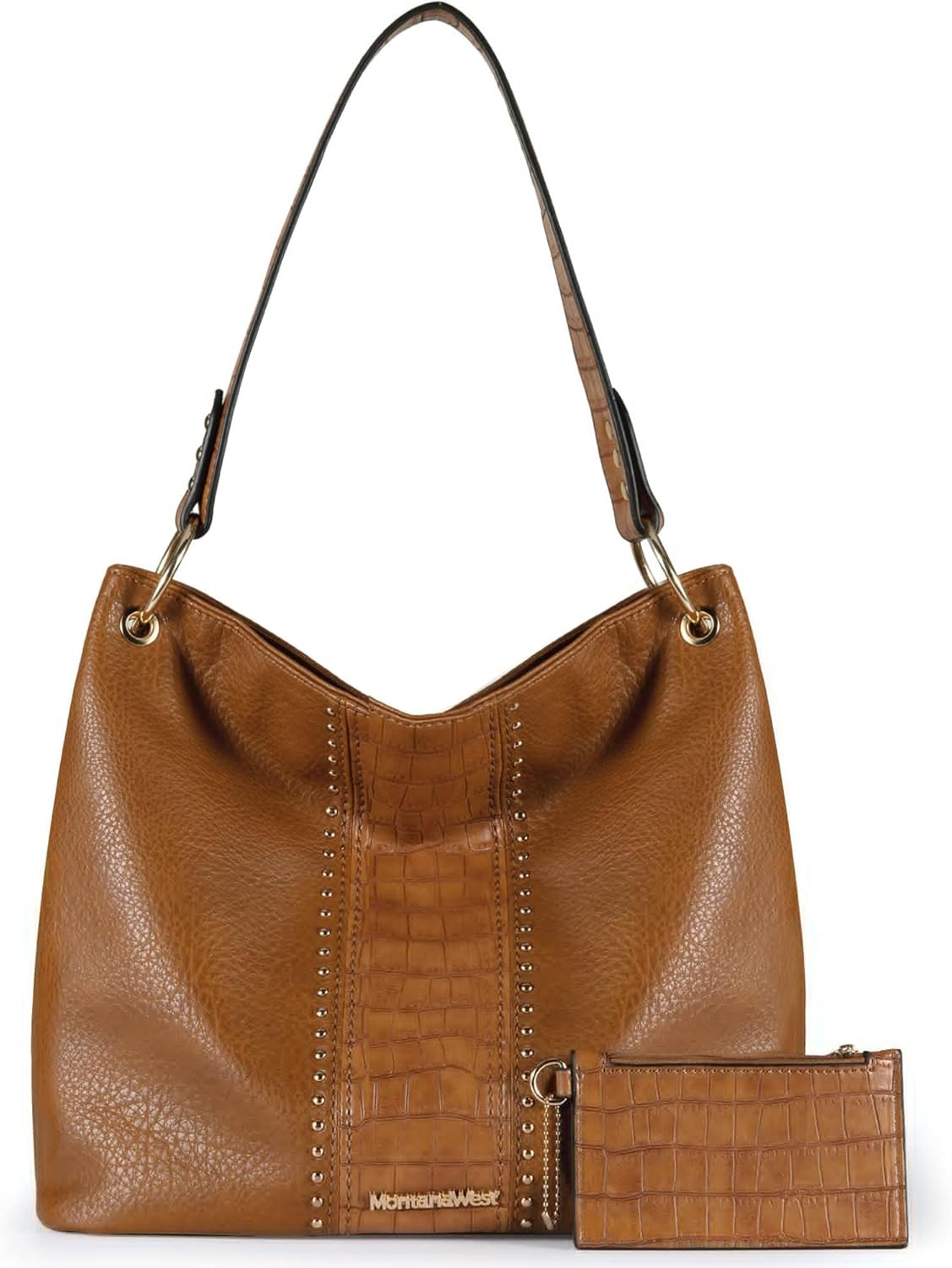 West Zip Hobo Purse - Crossbody Bags by Handbags Specialist Headquarter | Available at Handbags Specialist Headquarter