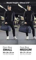 Fitgriff® Gym Bag with Shoe & Wet Compartment