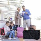Foldable 65L Duffle Bag with Shoe Compartment