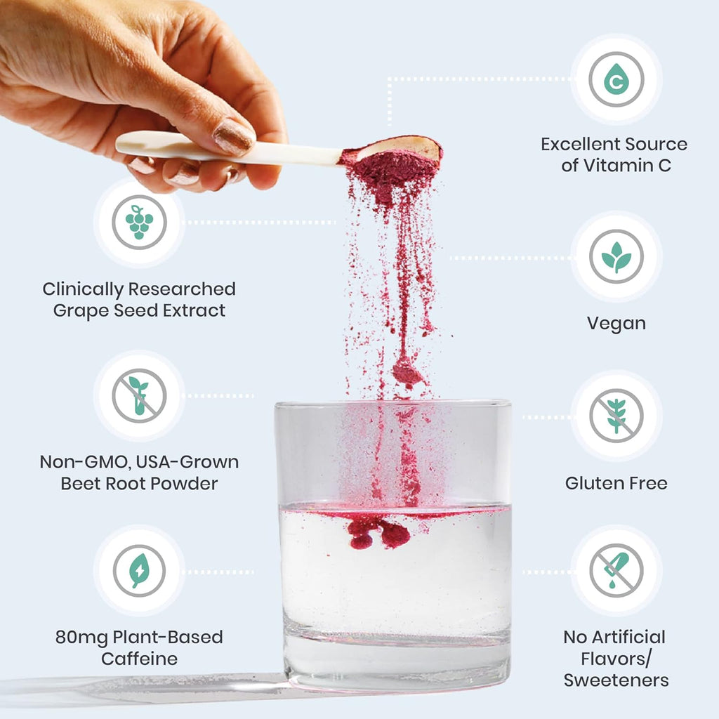 SuperBeet Boost: Energy & Grape Power Mix - Beauty & Personal Care by Handbags Specialist Headquarter | Available at Handbags Specialist Headquarter