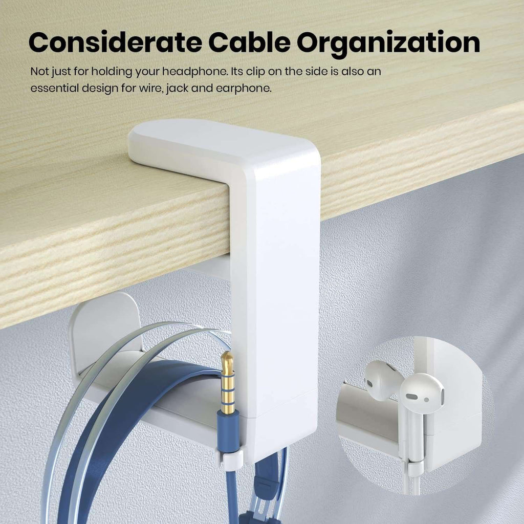 EURPMASK 360° Rotating Headphone Stand & Organizer - Gaming Accessories by Handbags Specialist Headquarter | Available at Handbags Specialist Headquarter