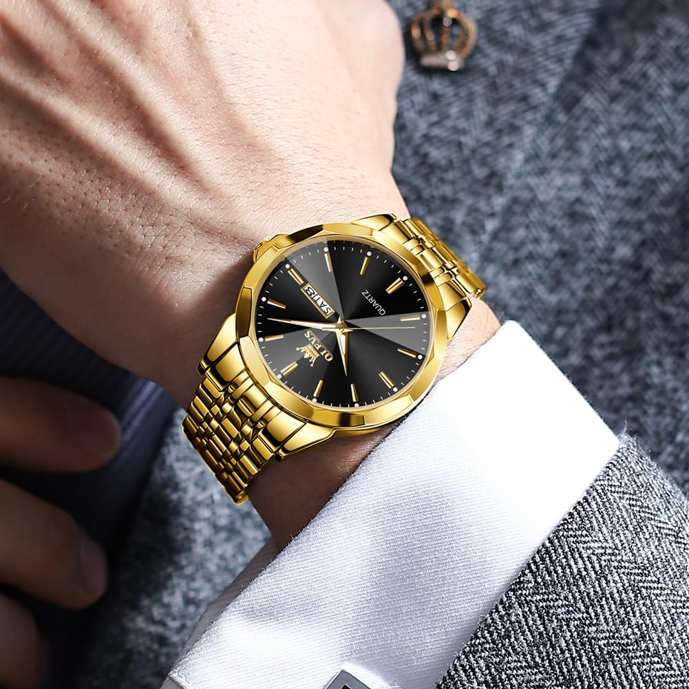 AzureGleam: Elite Men's Diamond Steel Watch