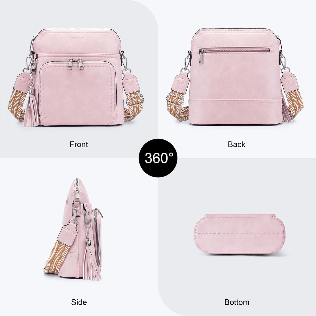 Tassel Charm Crossbody Bag for Women -  by Handbags Specialist Headquarter | Available at Handbags Specialist Headquarter