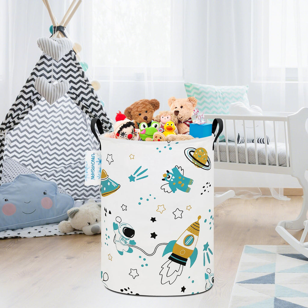 Collapsible Canvas Hamper by LANGYASHAN - Laundry Baskets by Handbags Specialist Headquarter | Available at Handbags Specialist Headquarter