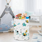 Collapsible Canvas Hamper by LANGYASHAN - Laundry Baskets by Handbags Specialist Headquarter | Available at Handbags Specialist Headquarter