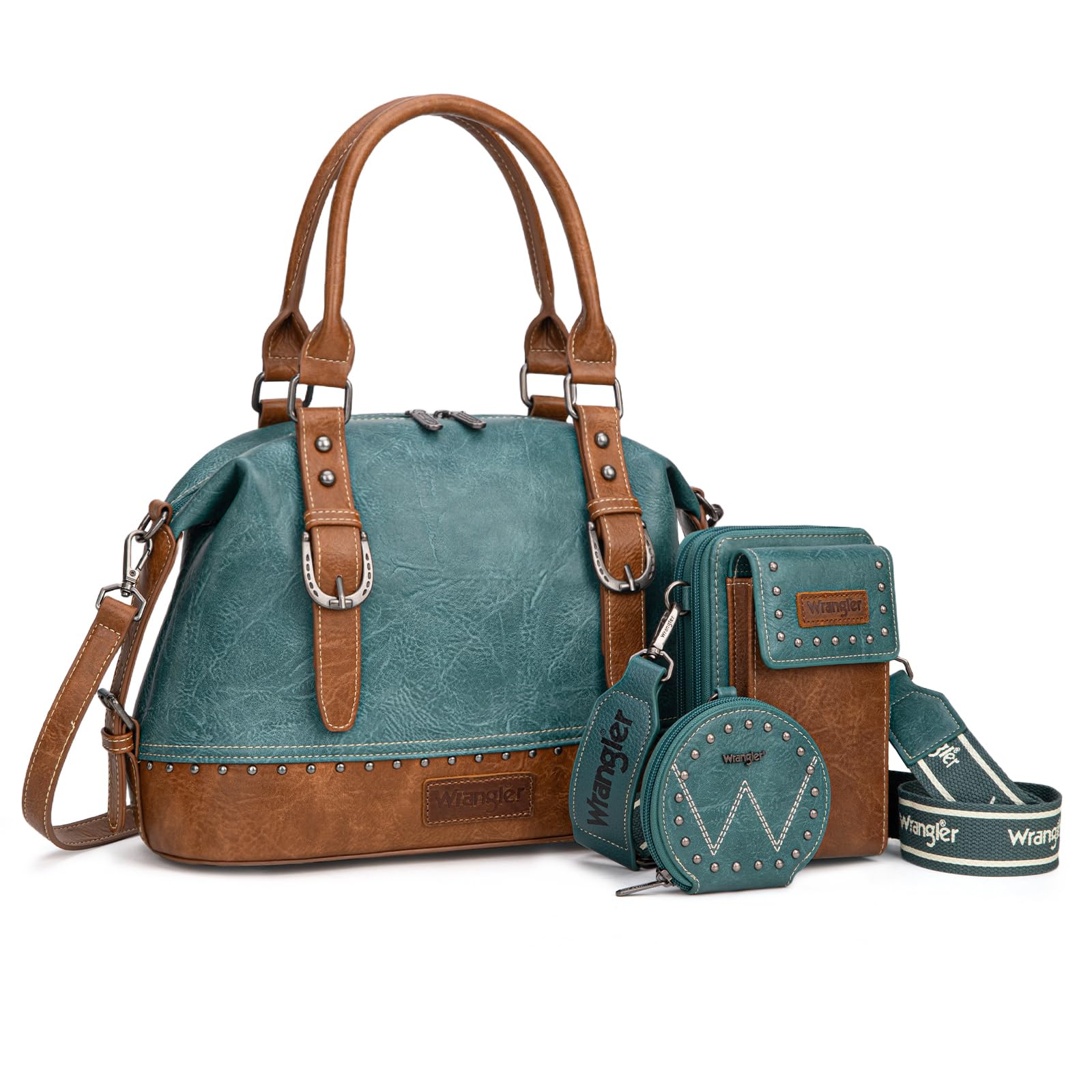Wrangler Women's Trio: Satchel, Phone Bag & Coin Purse