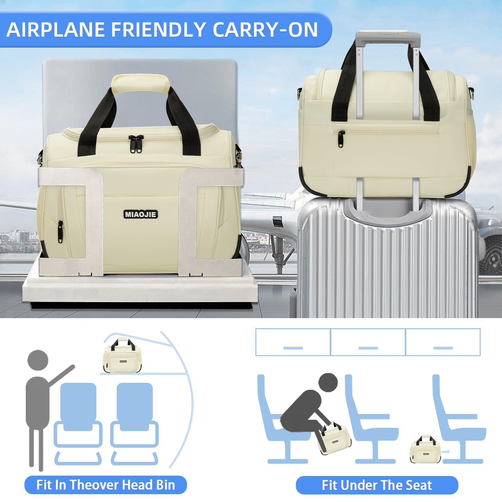 JetSet Duffle: Ultimate Travel Companion - Luggage Travel Bags by Handbags Specialist Headquarter | Available at Handbags Specialist Headquarter