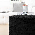 VersaPouf: Unstuffed Ottoman & Foot Rest Cover - Decor by Handbags Specialist Headquarter | Available at Handbags Specialist Headquarter