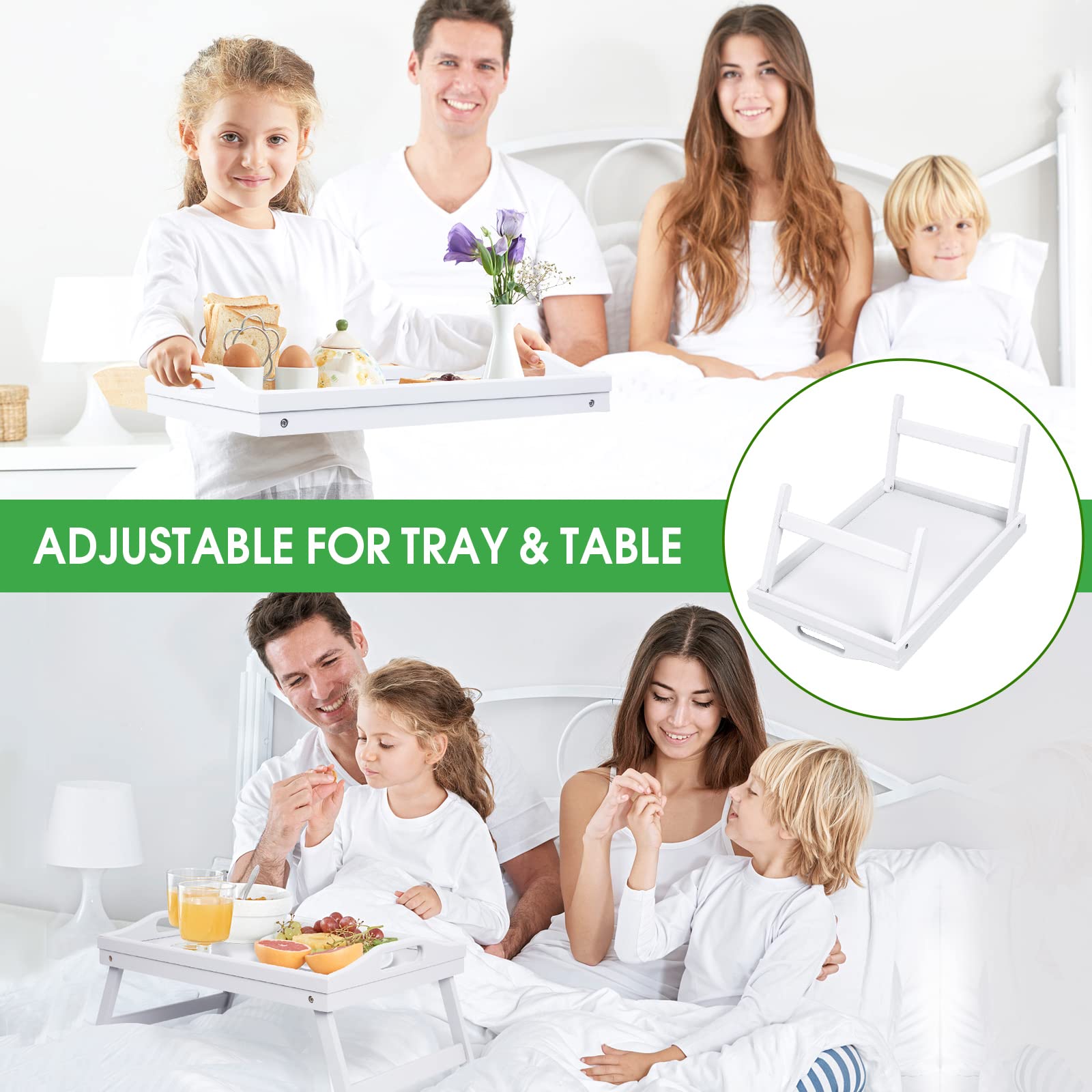 Artmeer Bamboo Foldable Bed & Laptop Tray - 2 Pack - Decor by Handbags Specialist Headquarter | Available at Handbags Specialist Headquarter