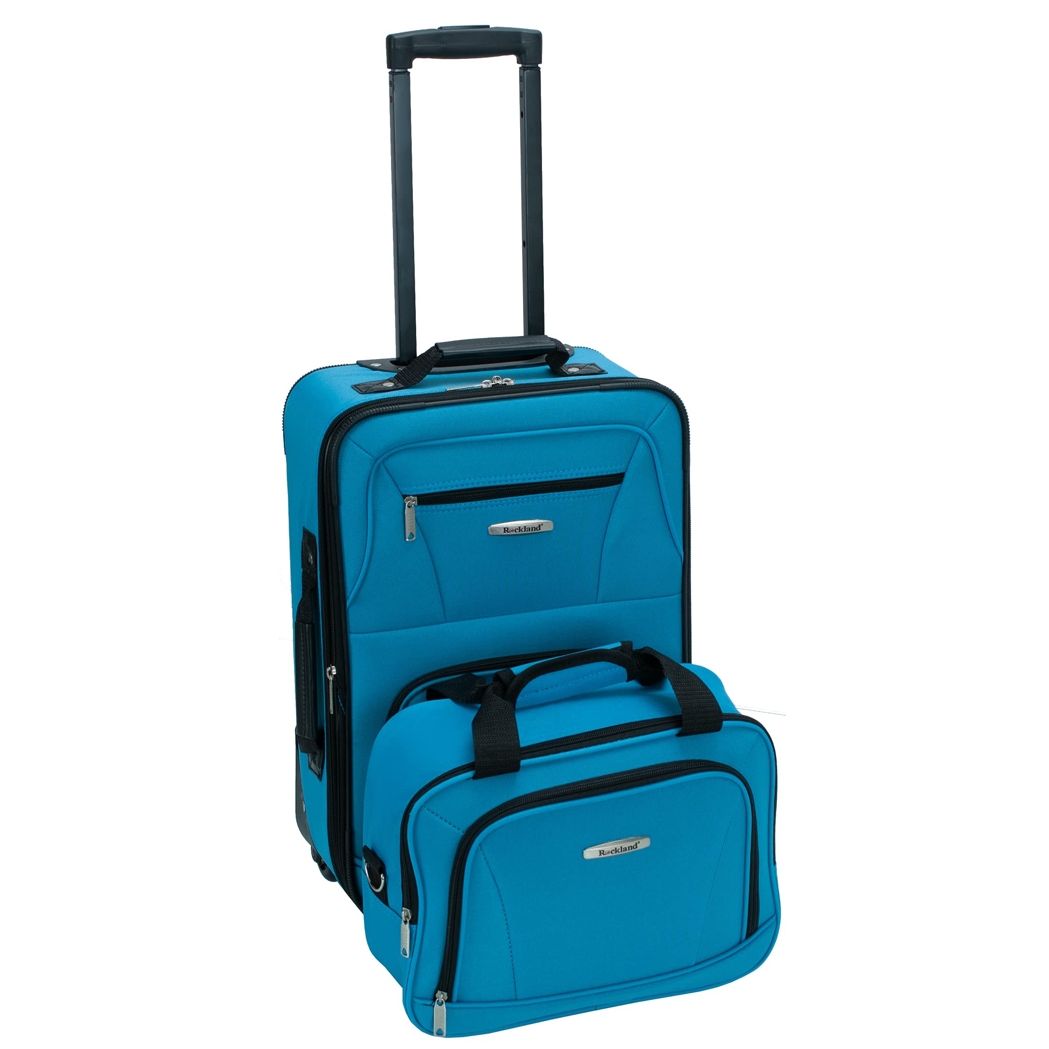 Rockland Expandable Dot Luggage Set - 2 Piece -  by Handbags Specialist Headquarter | Available at Handbags Specialist Headquarter