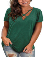 Vixen V-Neck Tunic - Women's T Shirts by Handbags Specialist Headquarter | Available at Handbags Specialist Headquarter