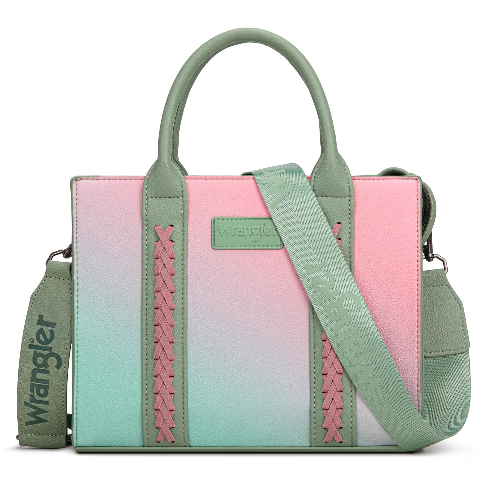 Western Chic Wrangler Tote: Vegan Leather, Versatile Strap