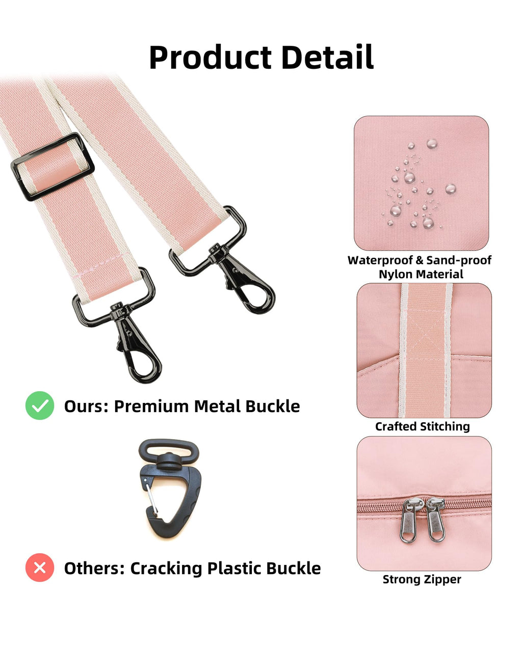 WALNEW Foldable Waterproof Travel Duffel Bag - Luggage Travel Bags by Handbags Specialist Headquarter | Available at Handbags Specialist Headquarter