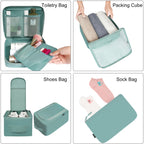 TravelMate 8-Piece Packing Cubes - Luggage Travel Bags by Handbags Specialist Headquarter | Available at Handbags Specialist Headquarter