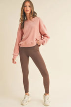 Yelete Full Size Fleece Lined High Waisted Leggings - Leggings by Trendsi | Available at Handbags Specialist Headquarter