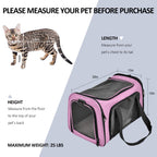 PawsVoyage: Grey TSA-Approved Pet Carrier (15lbs Max) -  by Handbags Specialist Headquarter | Available at Handbags Specialist Headquarter