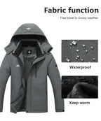 Men's Mountain Ski Jacket - Waterproof & Warm