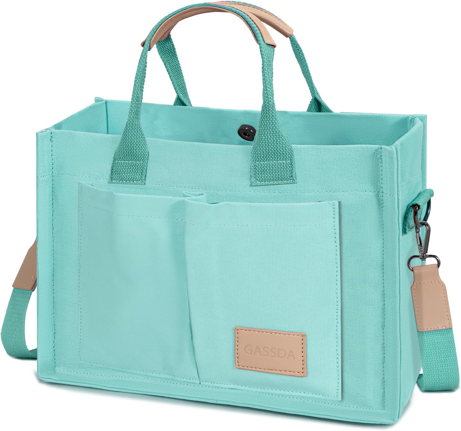 ChicCanvas Tote: Stylish Crossbody with Pockets - Totes by Handbags Specialist Headquarter | Available at Handbags Specialist Headquarter