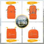 ZOMAKE 35L Compact Waterproof Hiking Backpack - Backpack Bags by Handbags Specialist Headquarter | Available at Handbags Specialist Headquarter