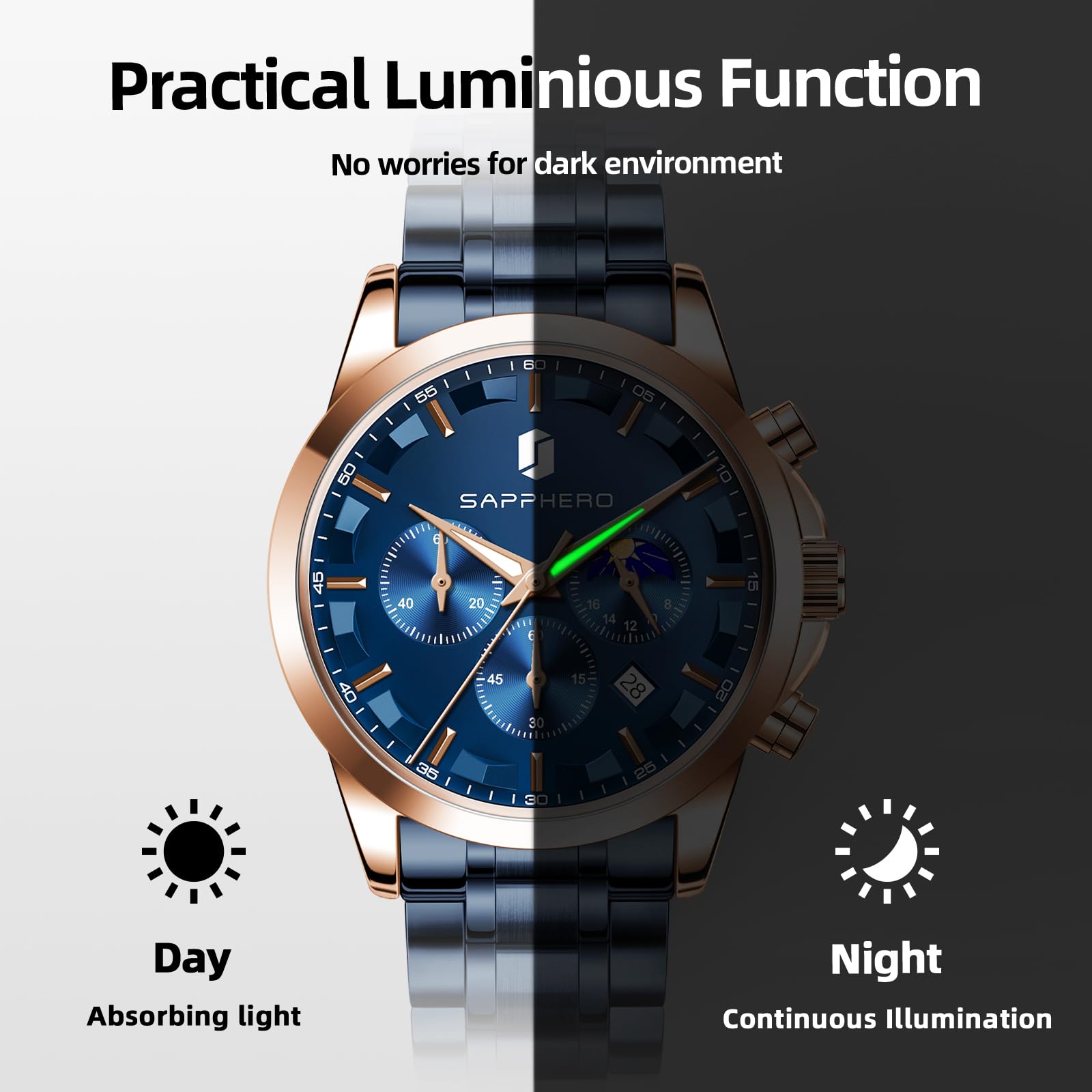 Benyar ChronoPro: Men's Quartz Fashion Watch