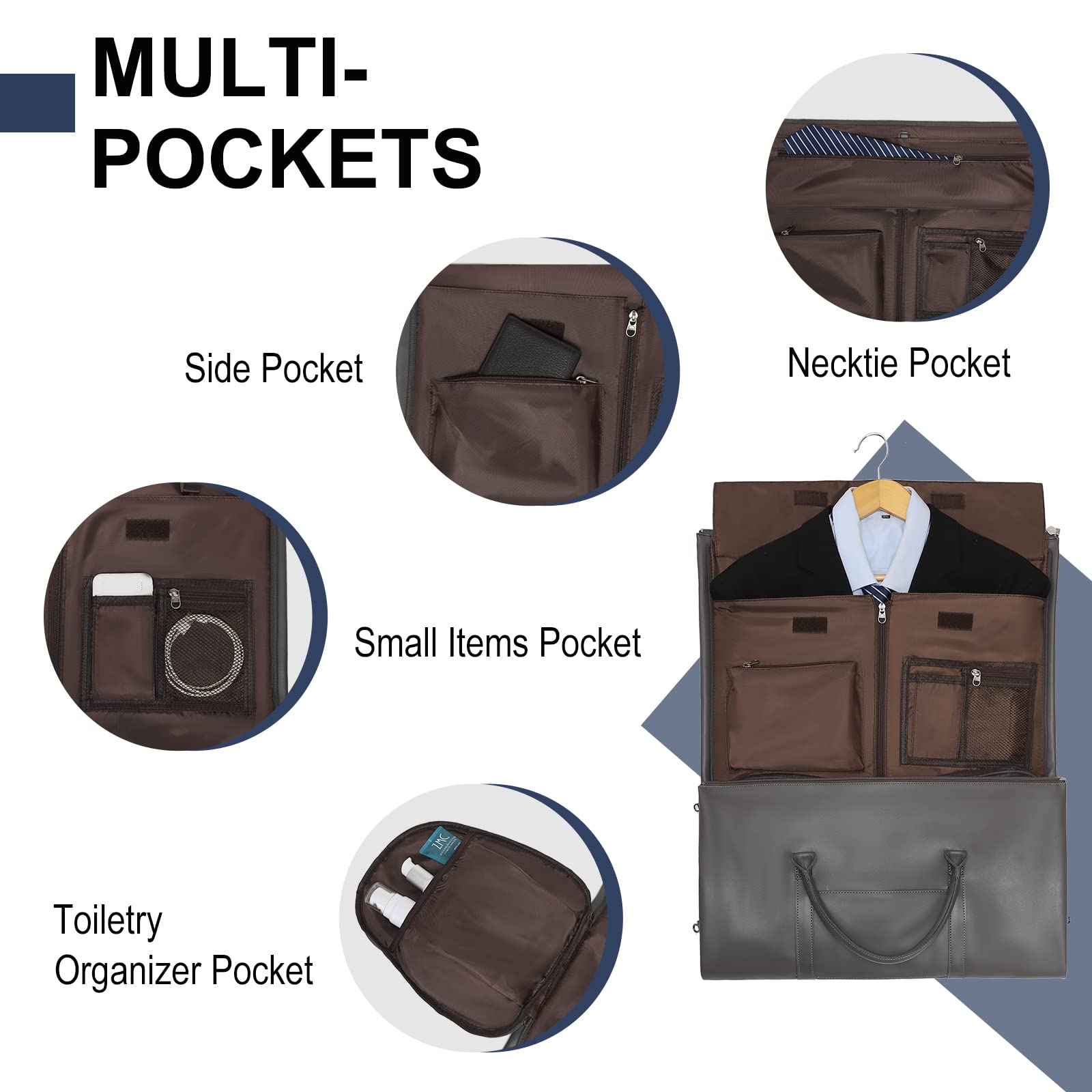 Modoker Travel Garment Bag - Versatile & Stylish - Luggage Travel Bags by Handbags Specialist Headquarter | Available at Handbags Specialist Headquarter
