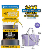 Narwey Air Duffle 22x14x9 - Luggage Travel Bags by Handbags Specialist Headquarter | Available at Handbags Specialist Headquarter