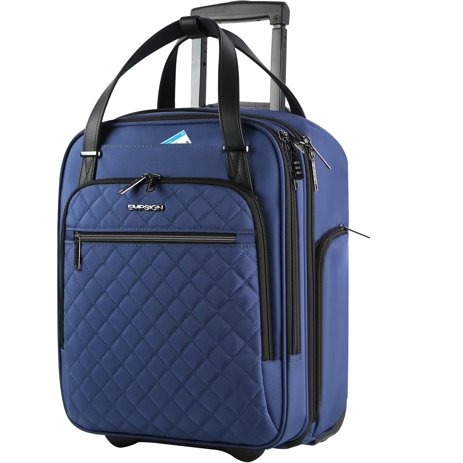 EMPSIGN 16 Wheeled Underseat Travel Bag -  by Handbags Specialist Headquarter | Available at Handbags Specialist Headquarter