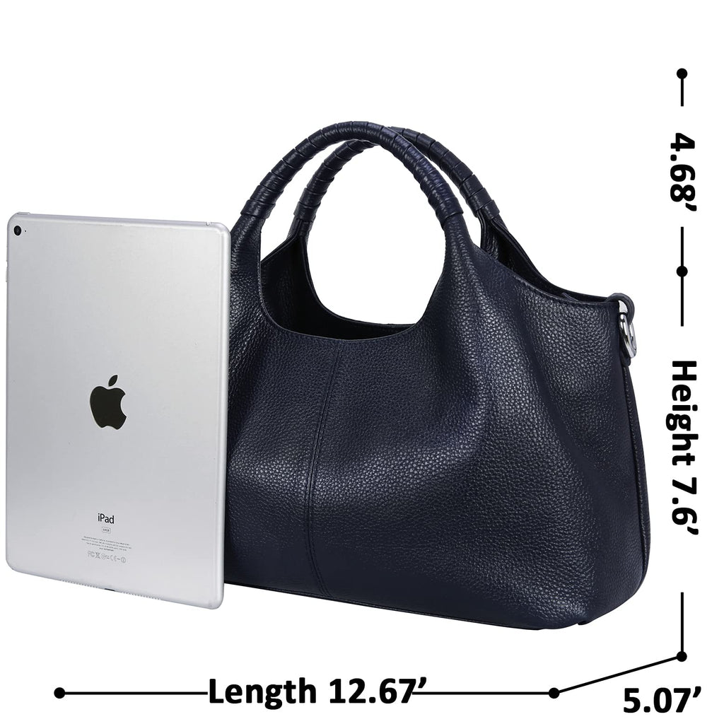 Iswee Luxe Leather Women's Medium Shoulder Tote - Handbags by Handbags Specialist Headquarter | Available at Handbags Specialist Headquarter