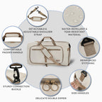 VoyageMax 65L Foldable Duffel - Water-Repellent