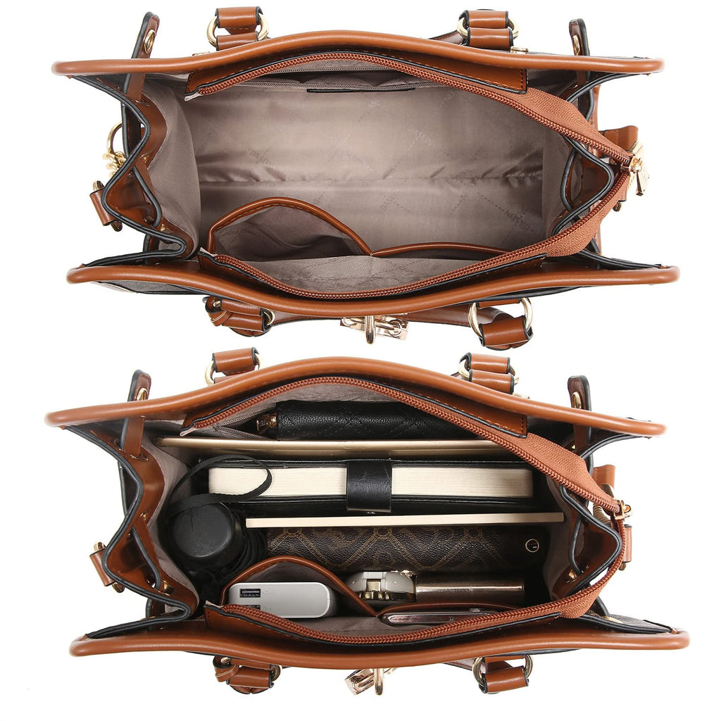 Dasein Women’s 2pcs Satchel & Shoulder Bag Set