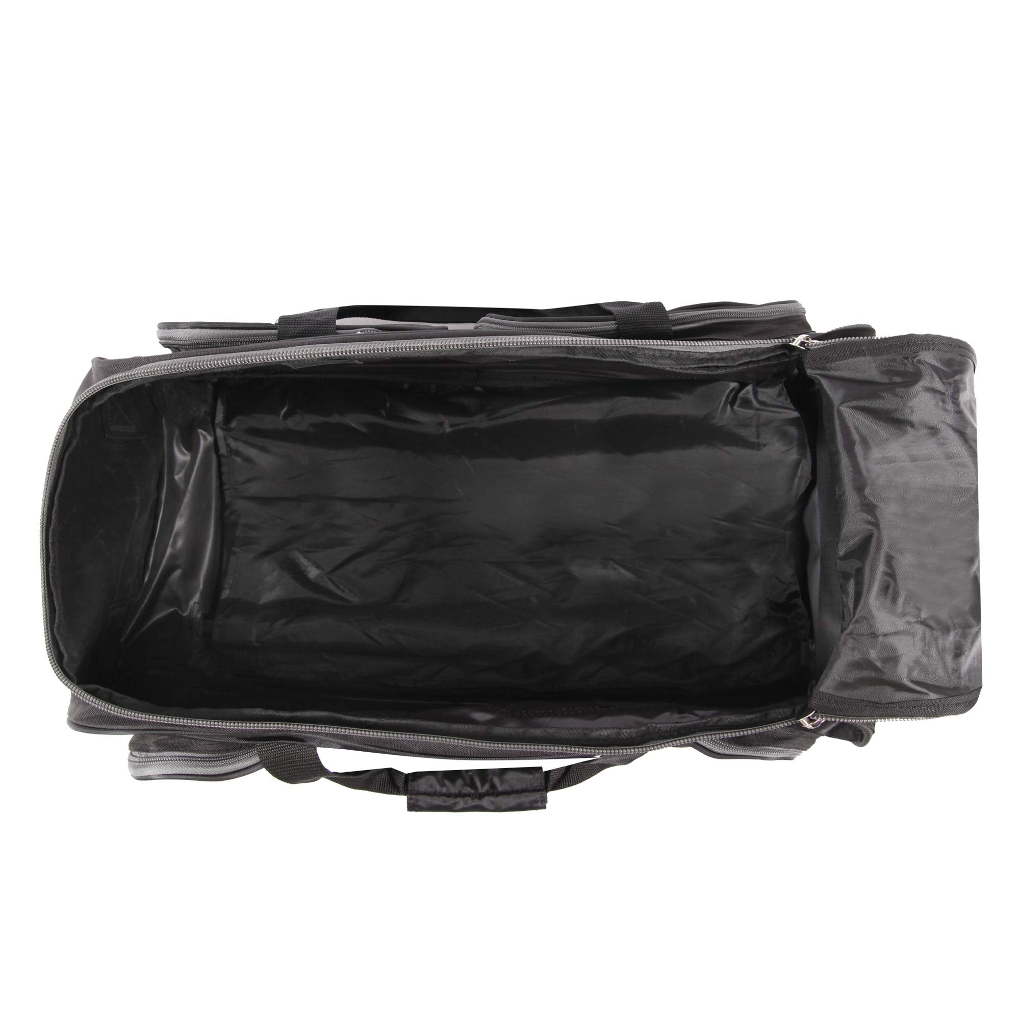 Fila 22 UltraLite Black Rolling Duffel Bag -  by Handbags Specialist Headquarter | Available at Handbags Specialist Headquarter