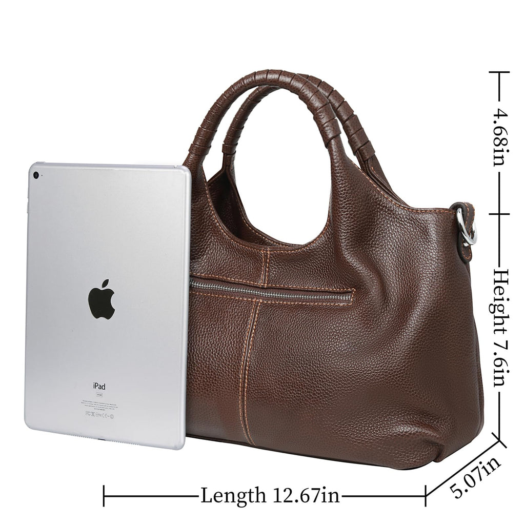 Iswee Luxe Leather Women's Medium Shoulder Tote - Handbags by Handbags Specialist Headquarter | Available at Handbags Specialist Headquarter