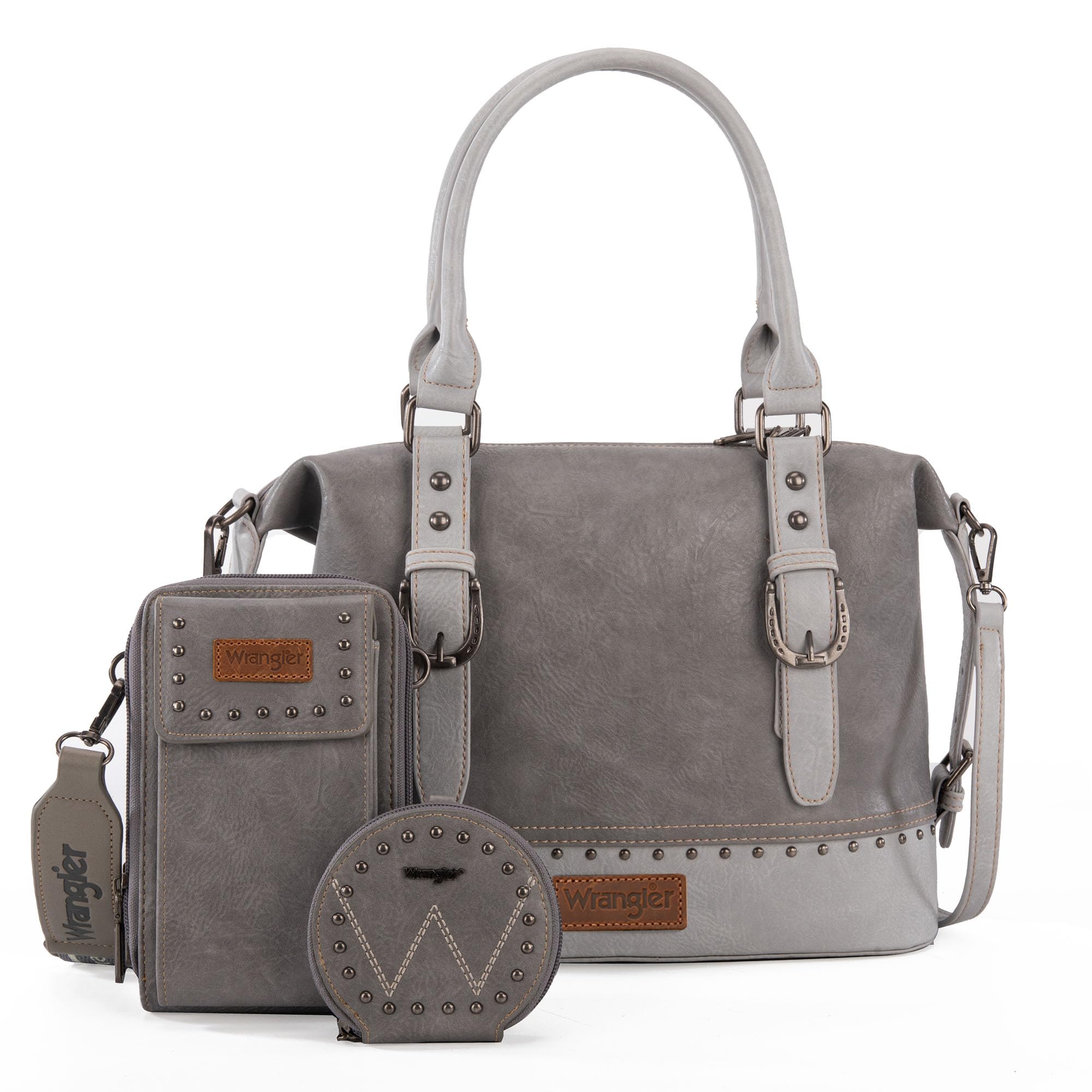Wrangler Women's Trio: Satchel, Phone Bag & Coin Purse