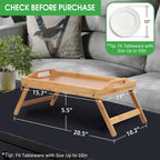 Artmeer Bamboo Foldable Bed & Laptop Tray - 2 Pack - Decor by Handbags Specialist Headquarter | Available at Handbags Specialist Headquarter