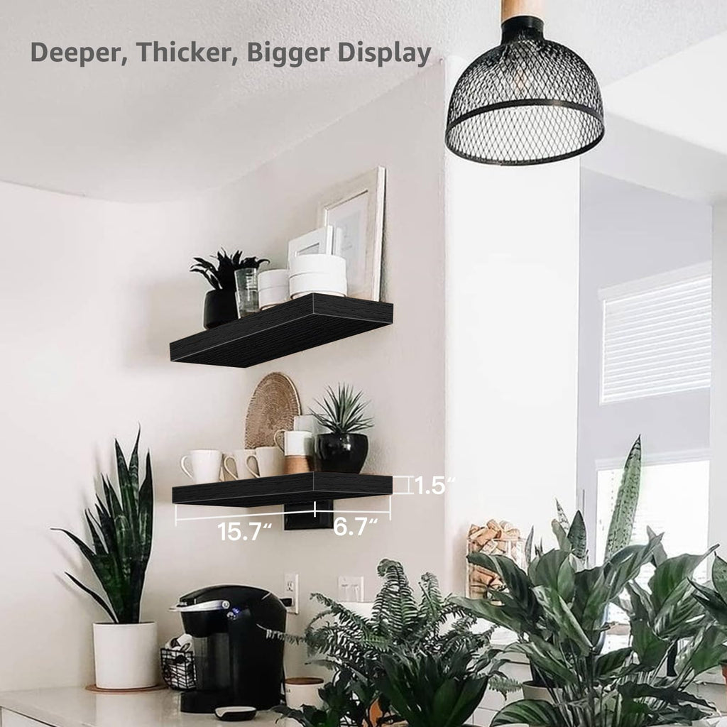 Rustic Farmhouse Shelves (008-40BN) - Decor by Handbags Specialist Headquarter | Available at Handbags Specialist Headquarter