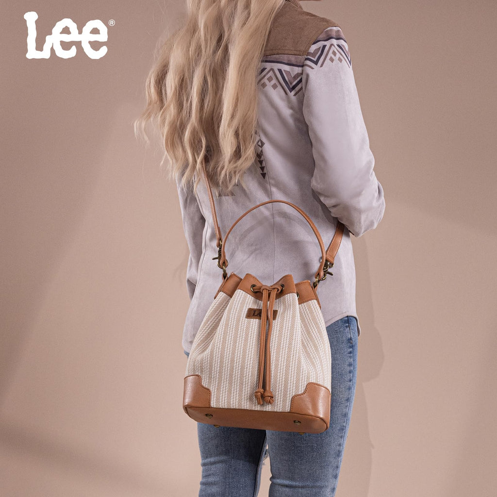 Montana West Lee Drawstring Hobo Bucket Bag -  by Handbags Specialist Headquarter | Available at Handbags Specialist Headquarter