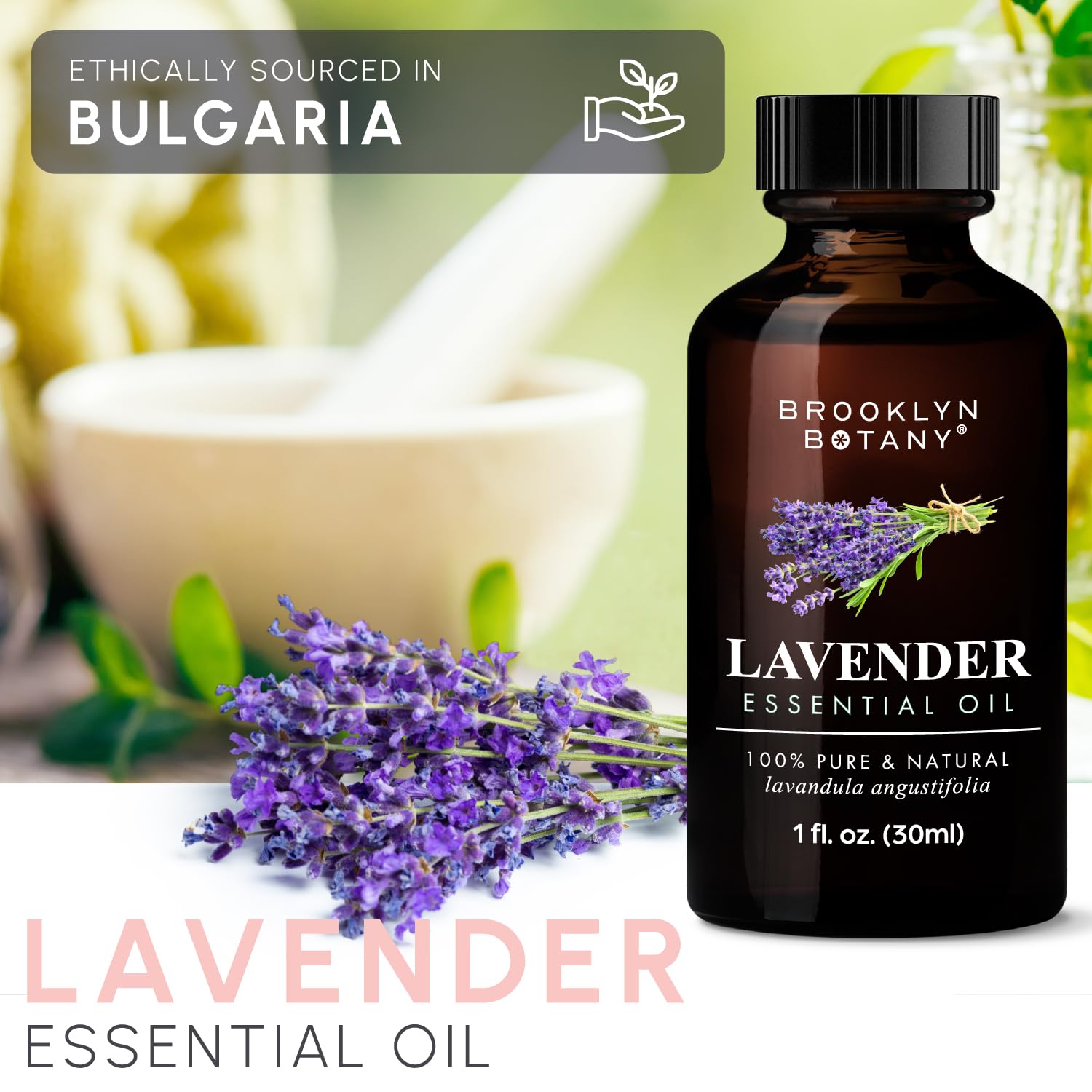 Brooklyn Botany Premium Lavender Oil - 4 Fl Oz - Health Care by Handbags Specialist Headquarter | Available at Handbags Specialist Headquarter