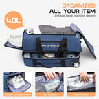 TravelWheels Duffel: Large Waterproof Wheeled Bag -  by Handbags Specialist Headquarter | Available at Handbags Specialist Headquarter